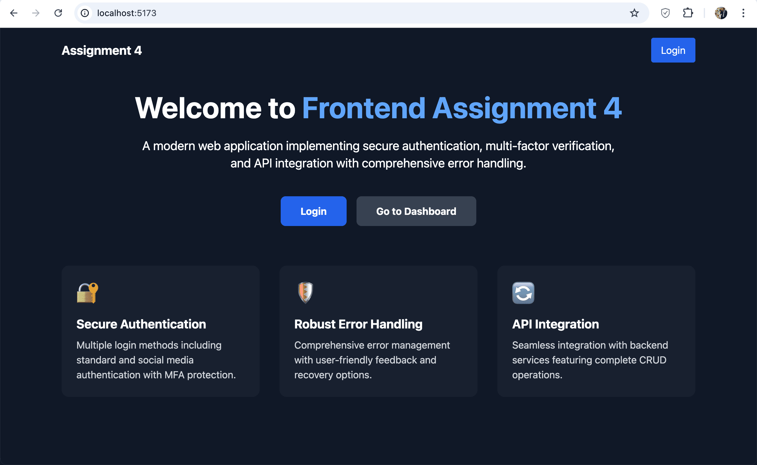 Frontend Authentication System