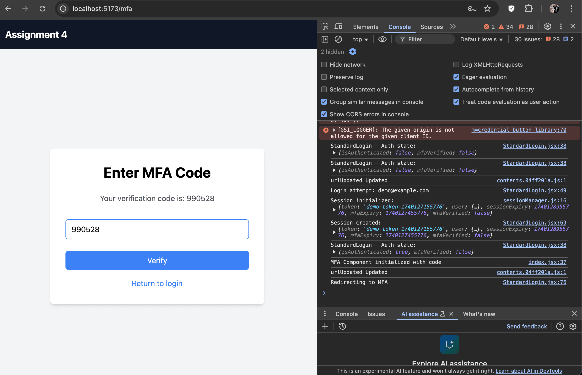 Multi-Factor Authentication